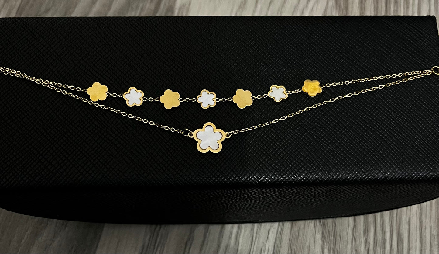 Bracelet Trèfle Doré