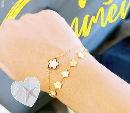 Bracelet Trèfle Doré