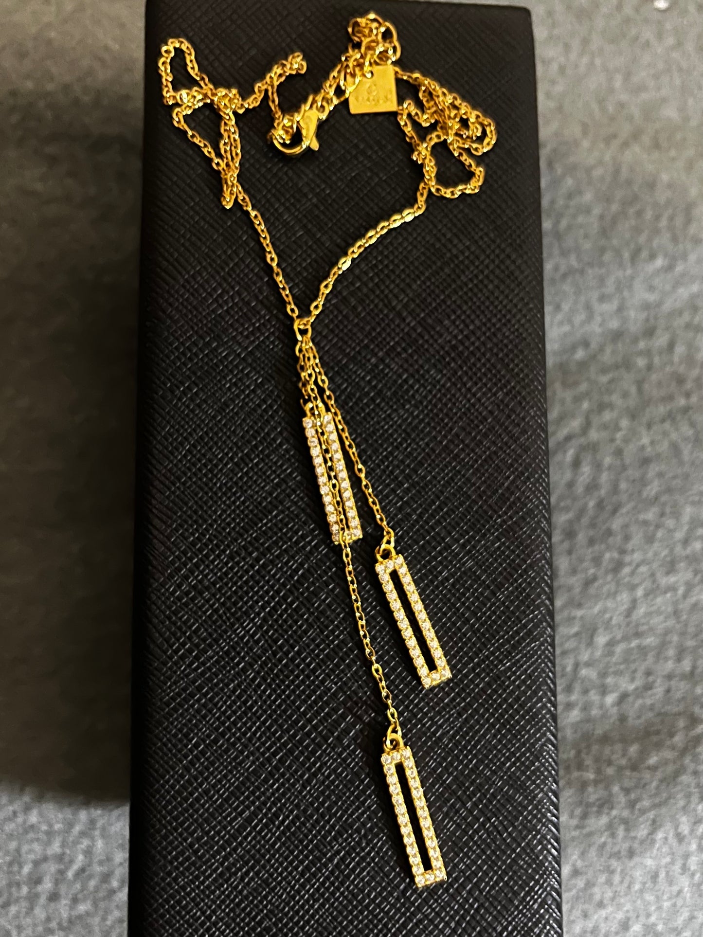 Collier Cristaux d’Or