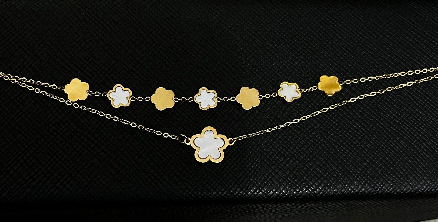 Bracelet Trèfle Doré