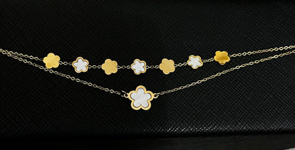 Bracelet Trèfle Doré