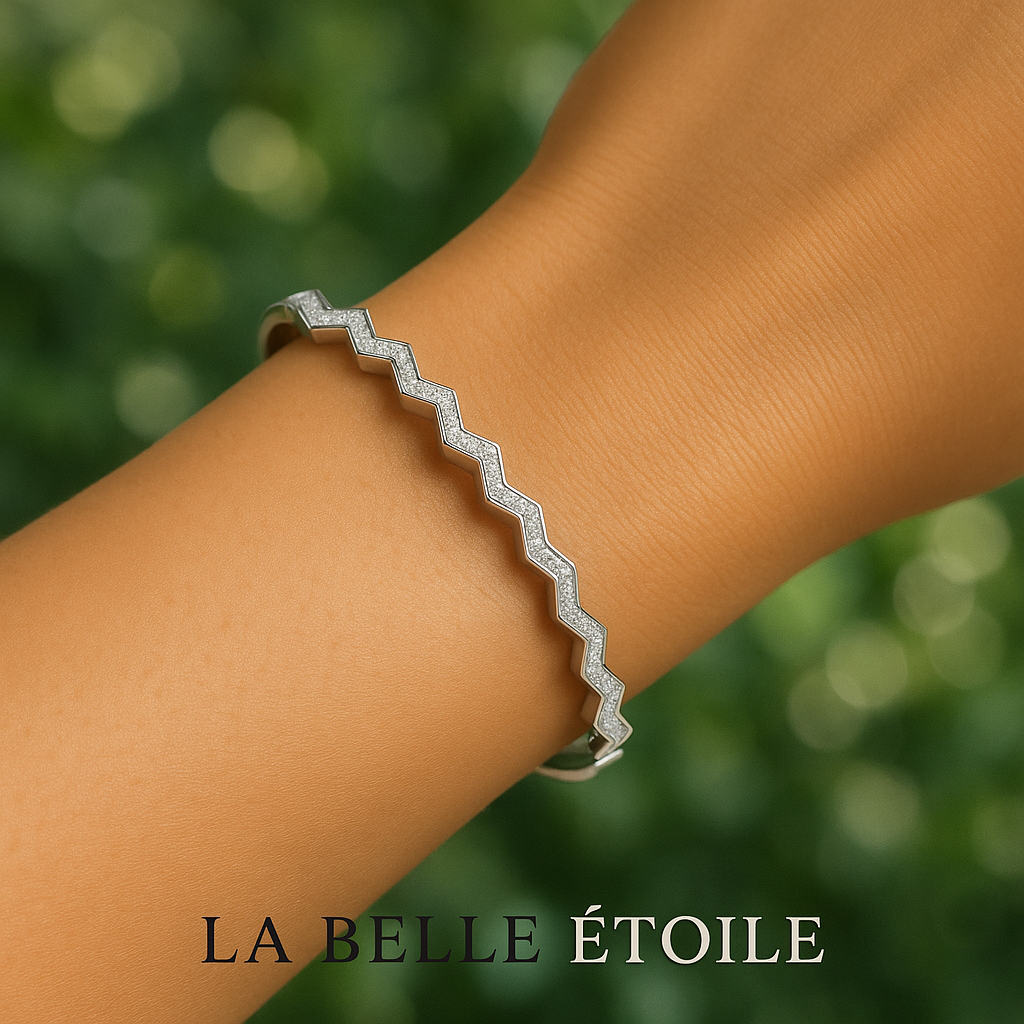 Bracelet Zigzag Élégance - Argenté