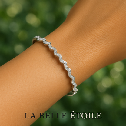 Bracelet Zigzag Élégance - Argenté